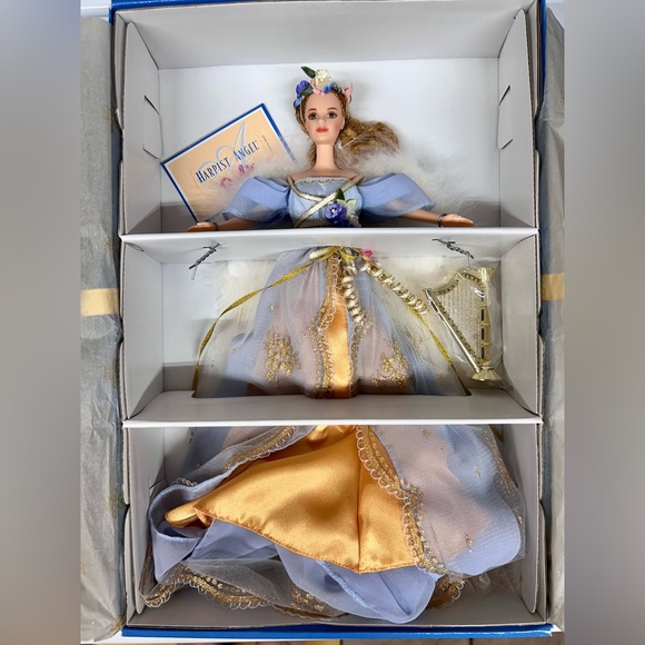 Harpist Angel Barbie Doll - Angels of Music Collection - Picture 1 of 8